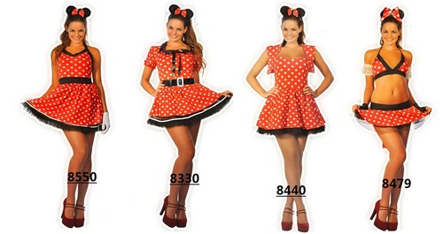 Costume vestito sexy donna