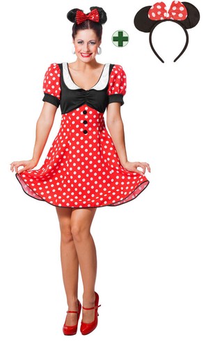 Costume minnie mouse - mouse, donna